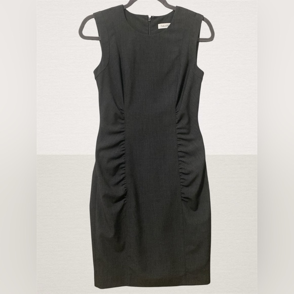 Calvin Klein Dresses & Skirts - Elegant Gray Sleeveless Dress